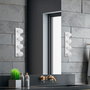 Opviq Mirro - 12241 Lámpara de pared blanca con tapa de cristal